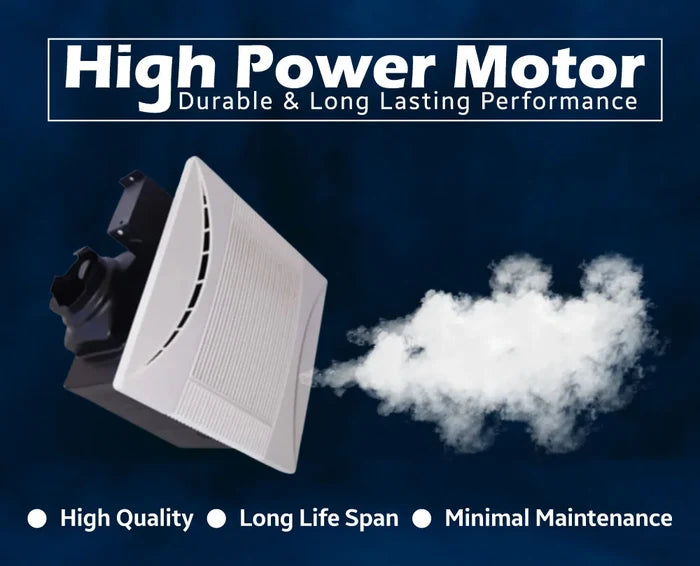 Visper VF60110VS1 Exhaust Fan | 60/90/110 CFM Energy Star Quiet Bathroom Fan