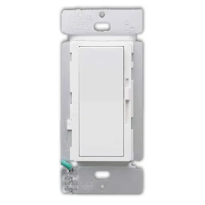 Votatec BAK-004AG Slide Dimmer, Single Pole or 3-Way, White