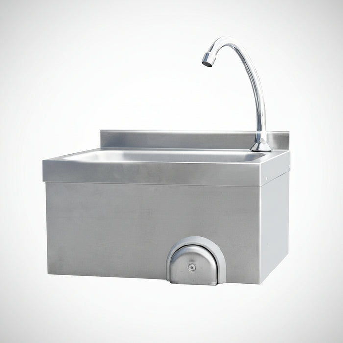 Wall Mounted Stainless Steel Sink Hotel Equipments Knee operate Hand Wash Sink