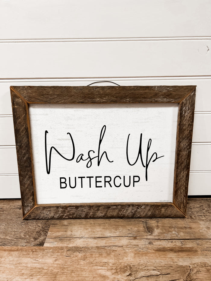 Wash Up Buttercup