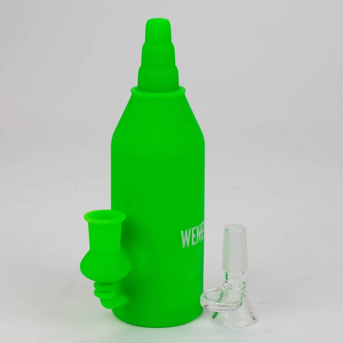 WENEED Silicone Sriracha Bong 6.5"