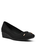 Anne Klein Black/Black Wesson Wedge