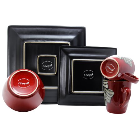 Winter Bloom 16-Piece Dinnerware Set - EK CHIC HOME