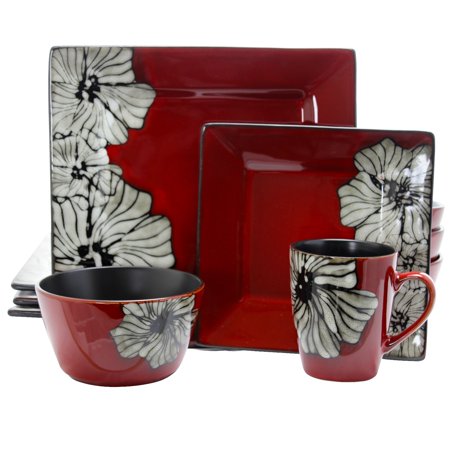 Winter Bloom 16-Piece Dinnerware Set - EK CHIC HOME