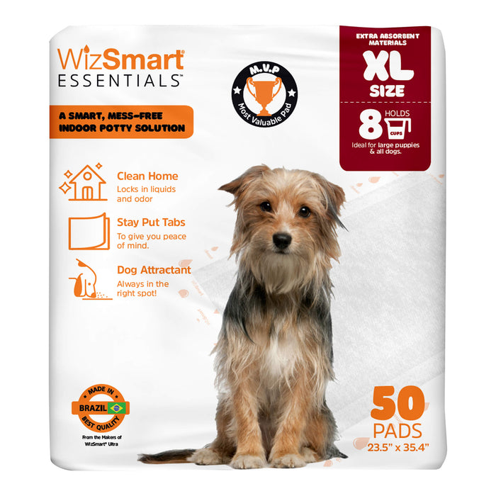 WizSmart Essentials Training Pads with Attractant for Dogs & Puppies