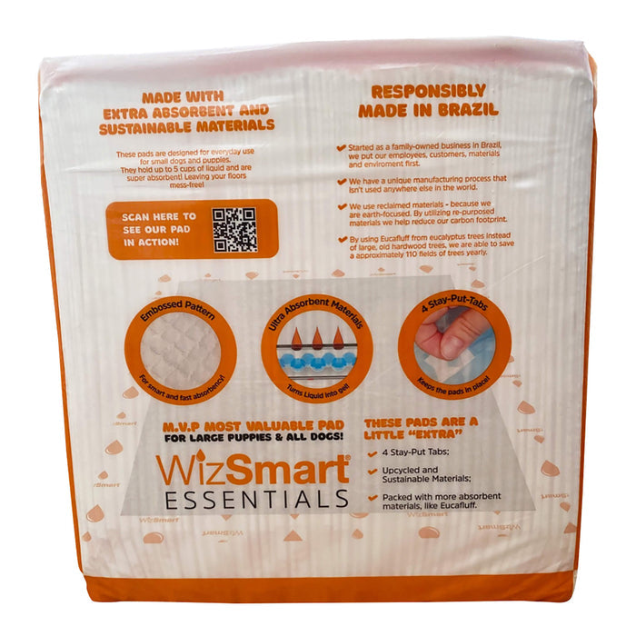 WizSmart Essentials Training Pads with Attractant for Dogs & Puppies