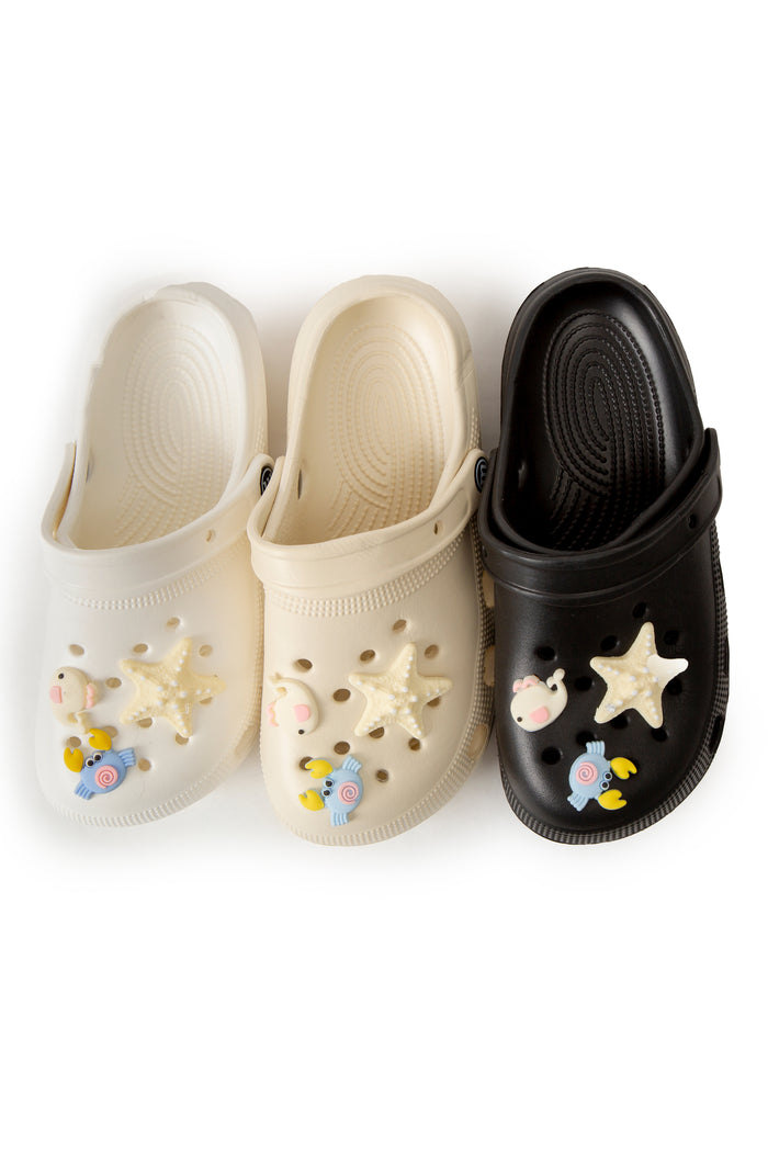 WOMEN'S SOLID COLOR CLOGS - 6 pr pack