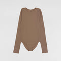 Yeezy Season 2 Long Sleeve Bodysuit In Sand